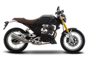 Moto Cafe Racer Italika modelo BLACKBIRD